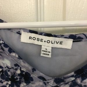 Olive Floral Tank (S-XL)